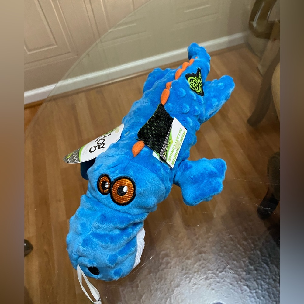 Brand New GoDog Aligator Toy With Squeaker.